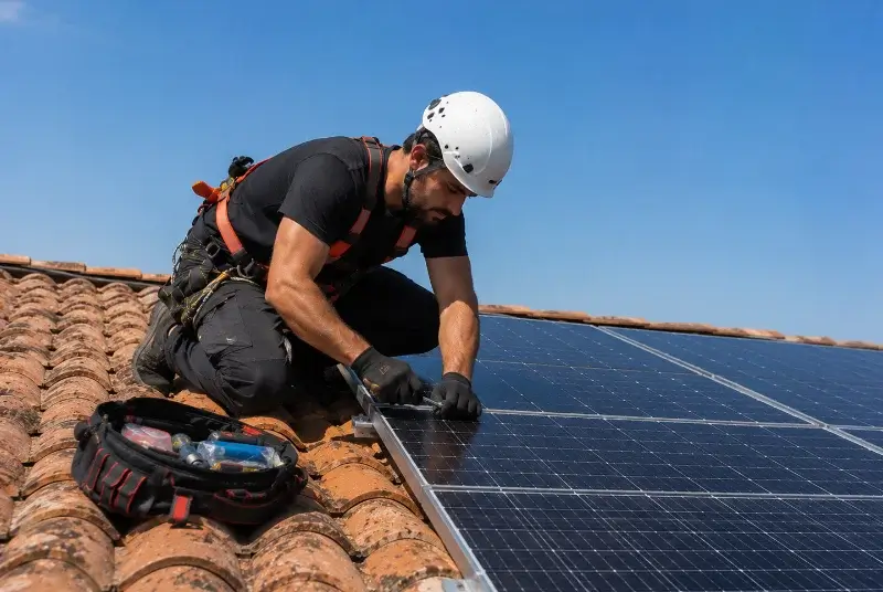 Maintenance et monitoring de panneaux solaires à Biziat